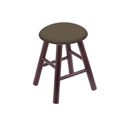 Holland Bar Stool Co Maple Vanity Stool, Dark Cherry Finish, Graph Anchor Seat RC18MSDC006
